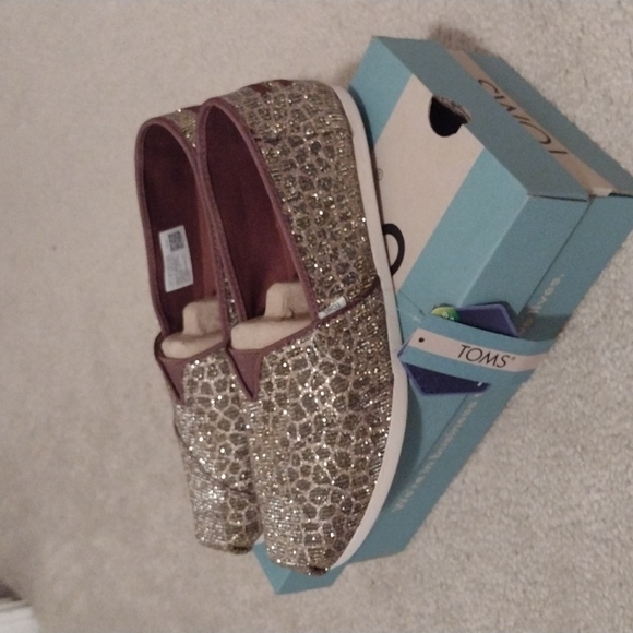 Toms Alpargata Bronze Animal Printed Glitter - Picture 3 of 7